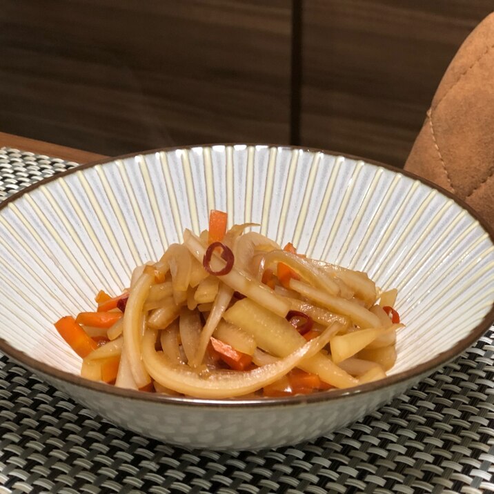 大根の皮でリメイク!中華風大根の煮物✿